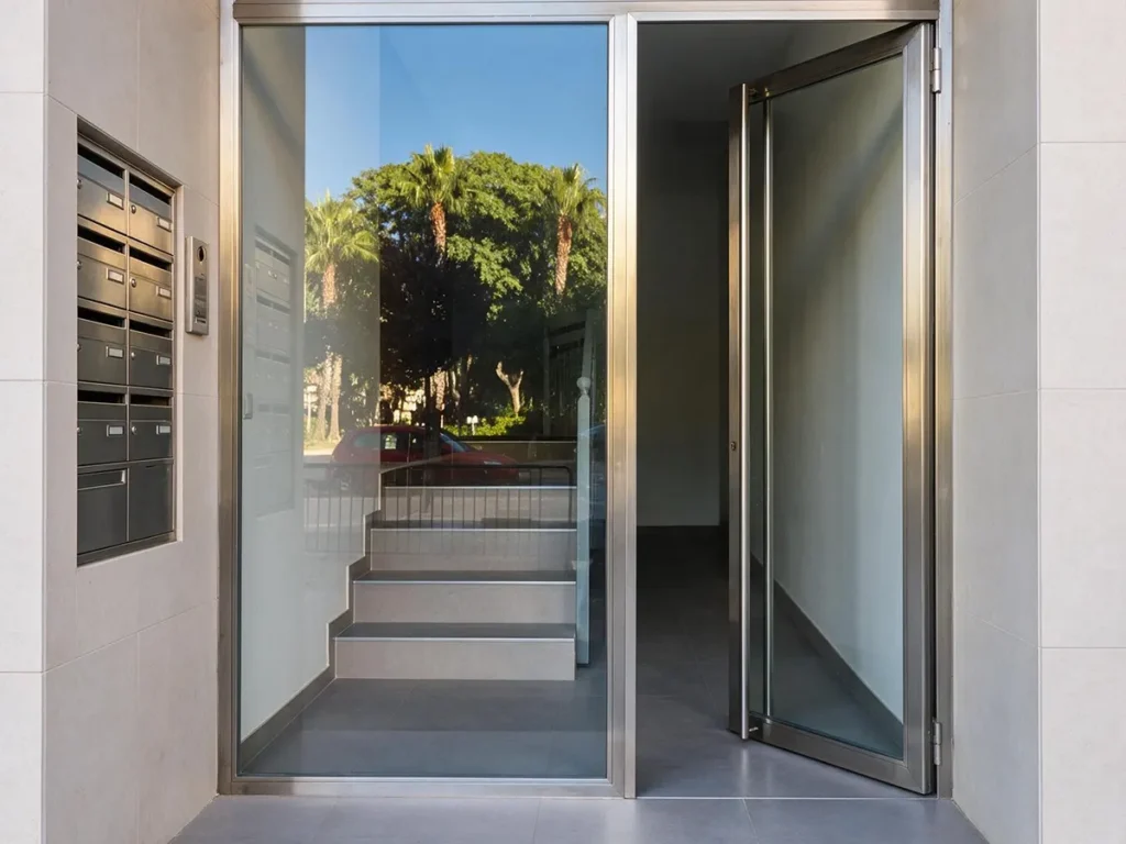 Entrada de comunidad de vecinos reformada en Castellón