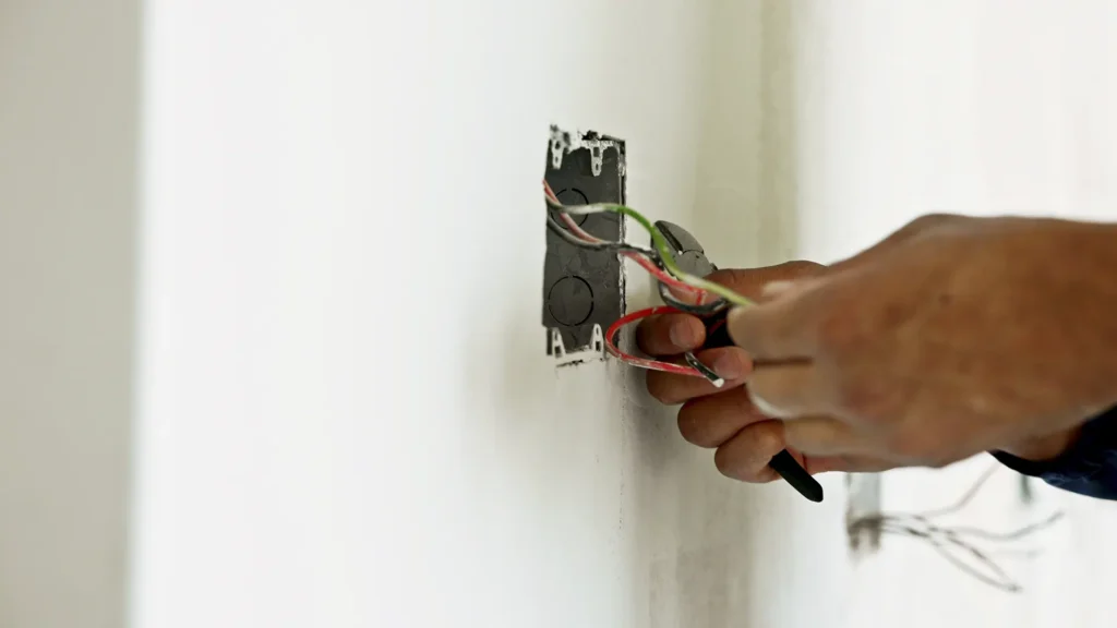 Reparación de enchufes eléctricos en Castellón realizada por electricistas profesionales.